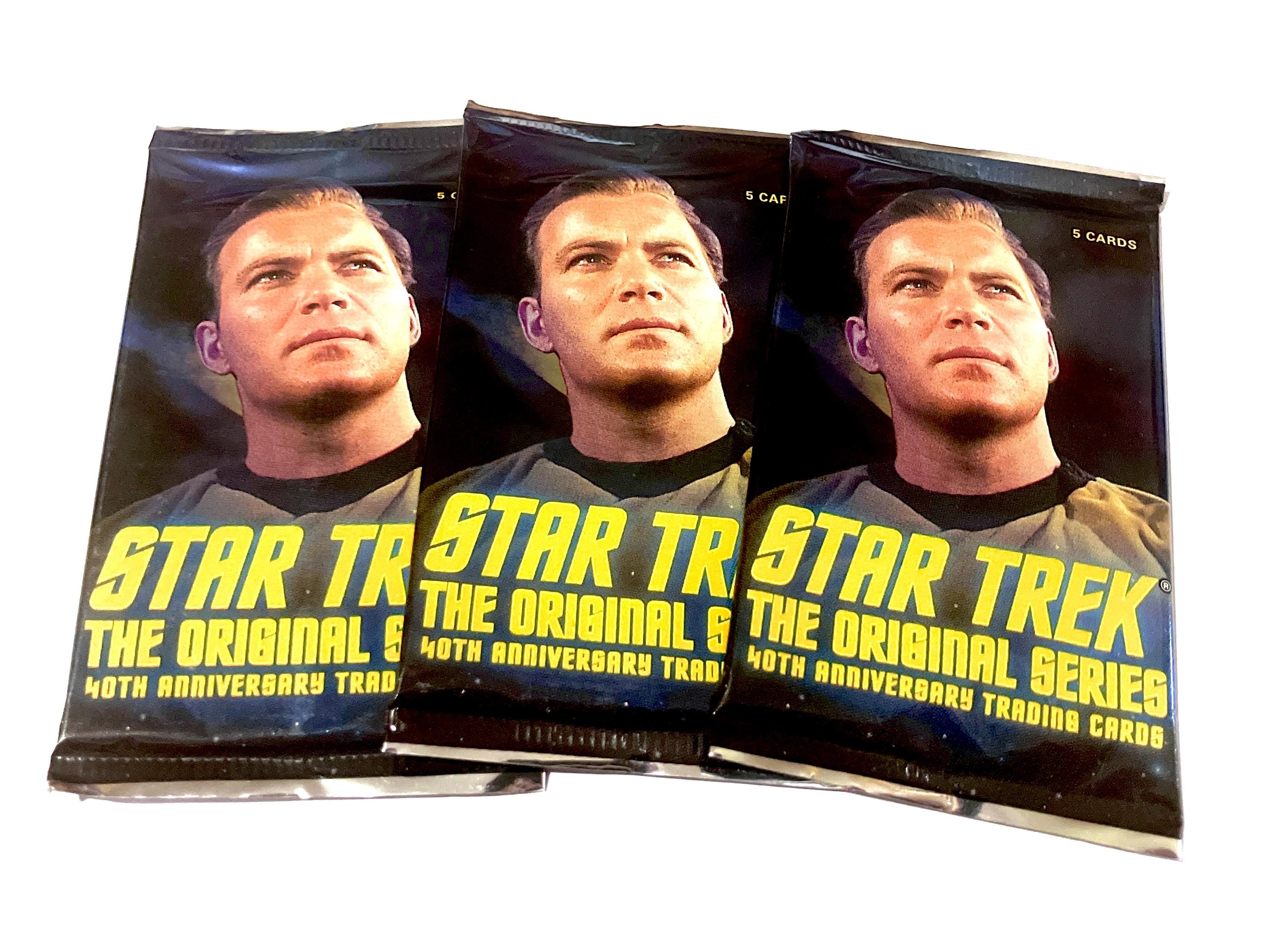 Authentic Pack of Star Trek TV Show Cards Original Series 40th
