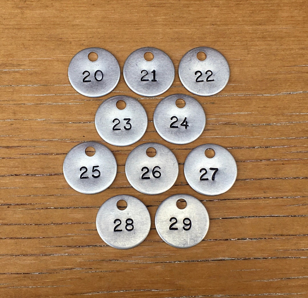 Choice of Tag Number 20, 21, 22, 23, 24, 25, 26, 27, 28, 29 Industrial ...