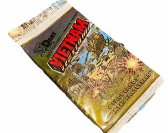 Vintage Vietnam War Trading Cards 1988 Picture Card Dart Flipcards