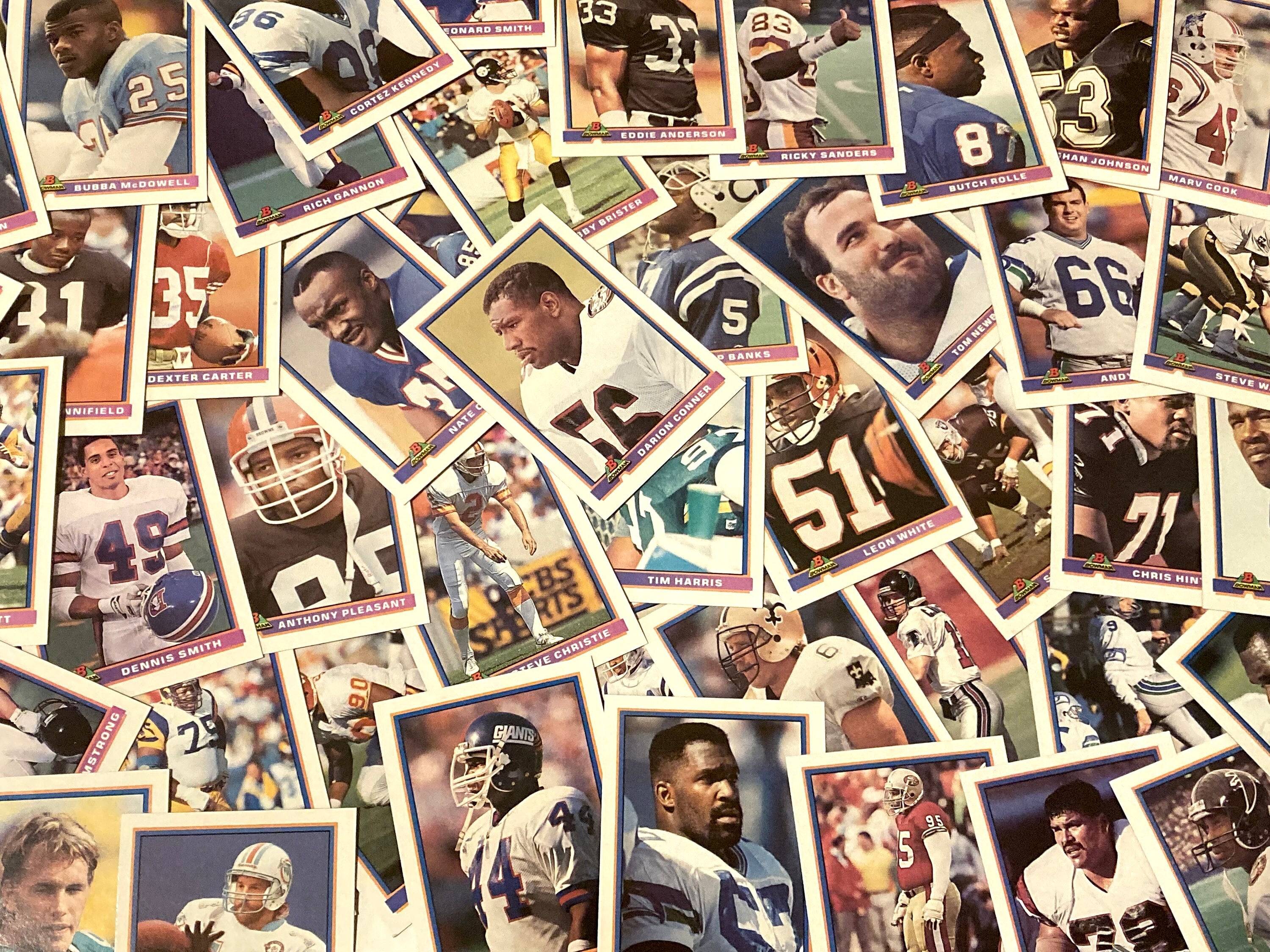 Vintage Football Cards 1991 Bowman NFL Cards Wholesale Sports Card Vintage Football Cards 1991 Bowman NFL Cards Wholesale Sports Card