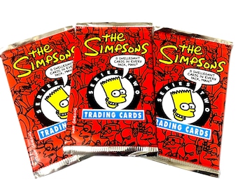 Rare Vintage 1994 The Simpsons Trading Cards Pack - Series Two