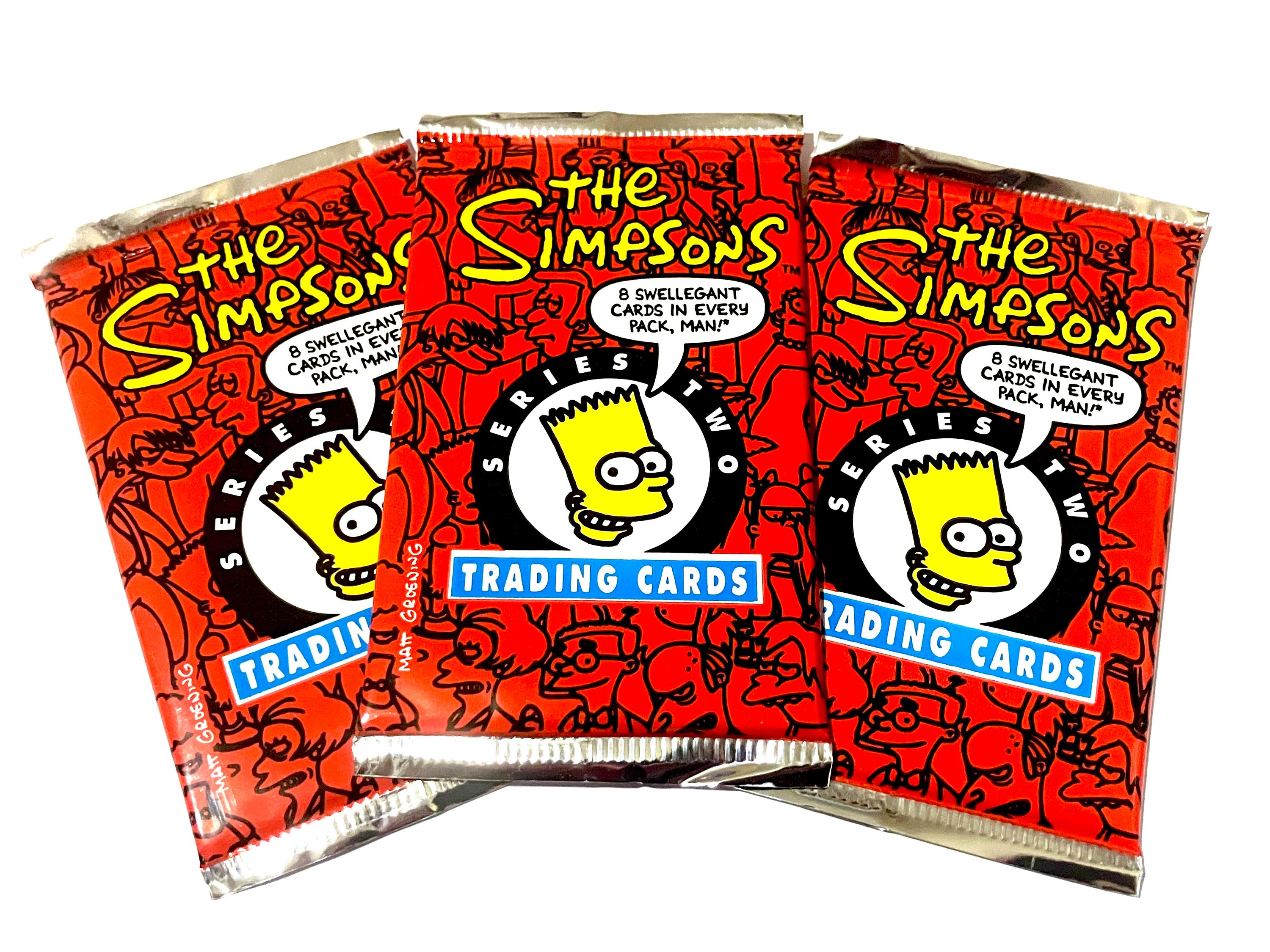 Vintage 1994 the Simpsons Trading Cards Pack - Series Two - Etsy