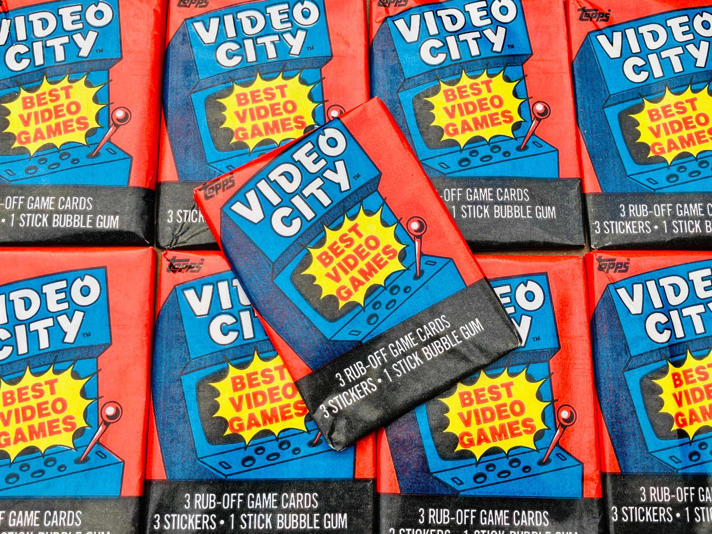 Vintage Video City Trading Cards Collectible Arcade Game Photos