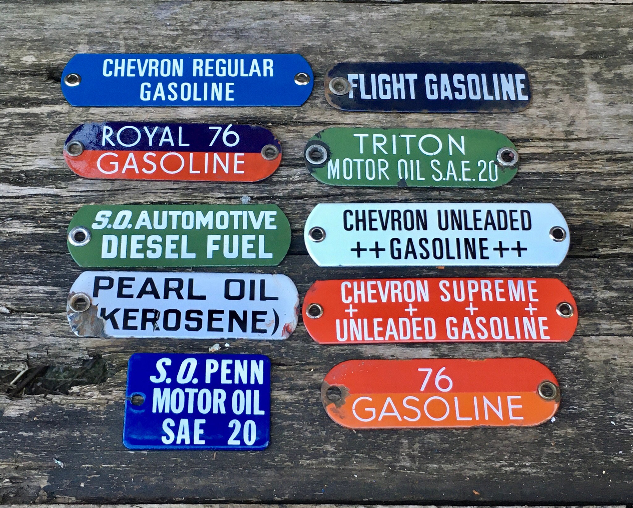 Choice Gas Station Porcelain Sign Chevron 76 Gasoline Pump - Etsy