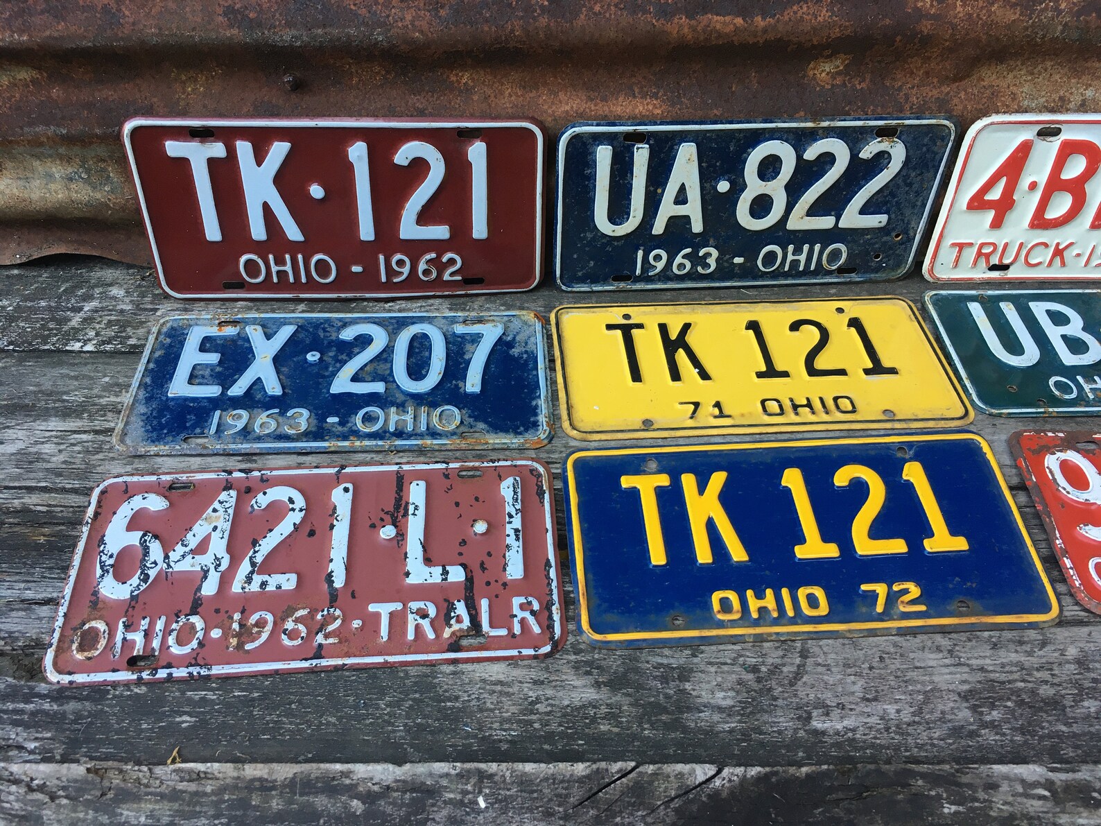 Choice of Ohio License Plate Vintage Antique License Plate - Etsy