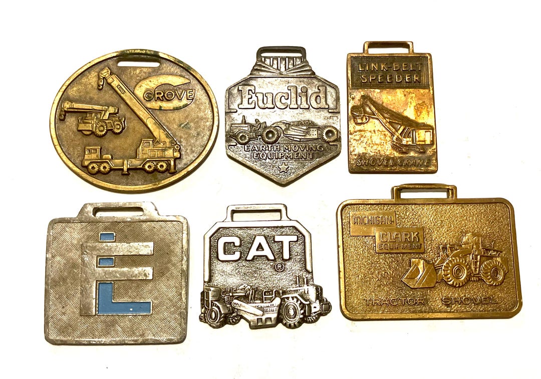 1964 Caterpillar Poster Calendar Giles & Ransome DE PA 25.5x46 VG