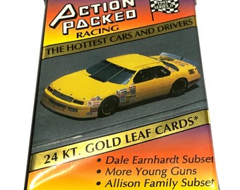 Vintage 1993 NASCAR Trading Card Pack: Action Packed Series 2 - Etsy