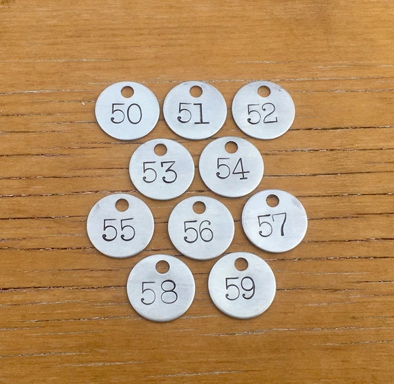 Choice Of Tag Number 50, 51, 52, 53, 54, 55, 56, 5