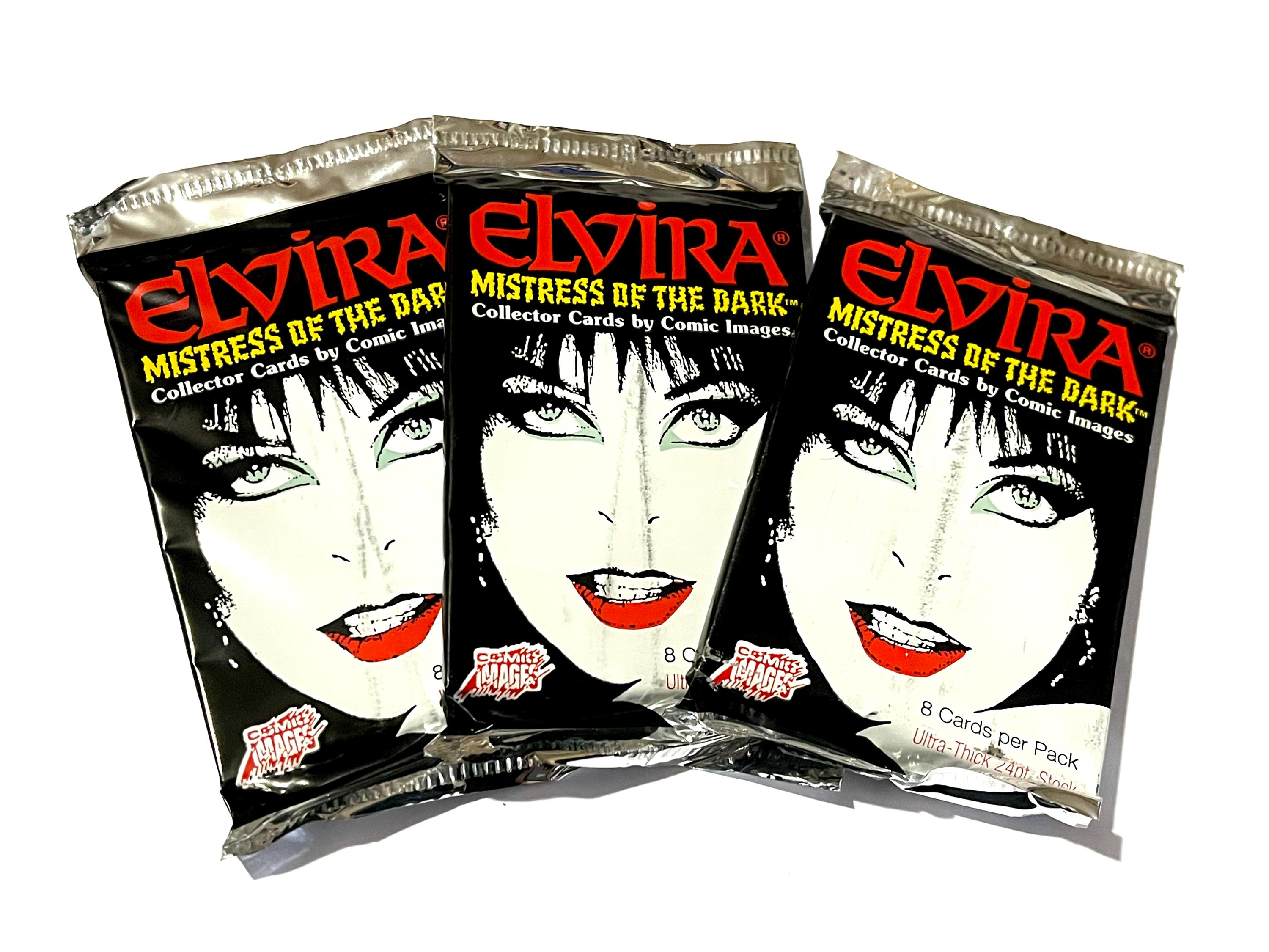Authentic Elvira Pack of Trading Cards Mistress of the Dark 1996