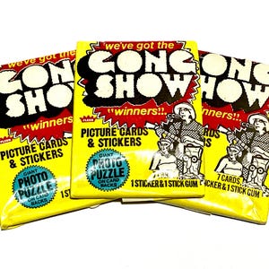 Vintage The Gong Show Trading Cards: 1977 Fleer Wax Pack