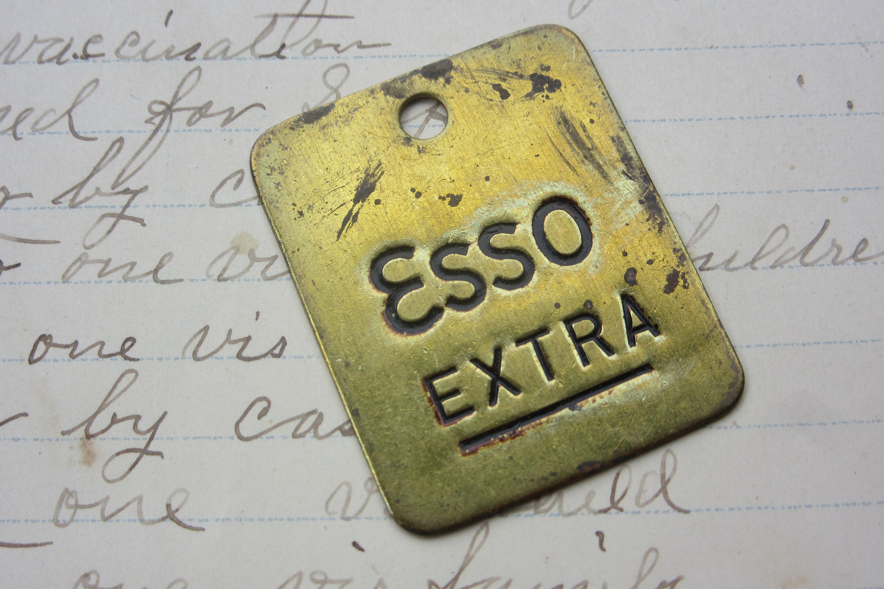 Price Per Tag Vintage ESSO Fuel Tag Esso Oil Gas Station Tank Etsy Australia