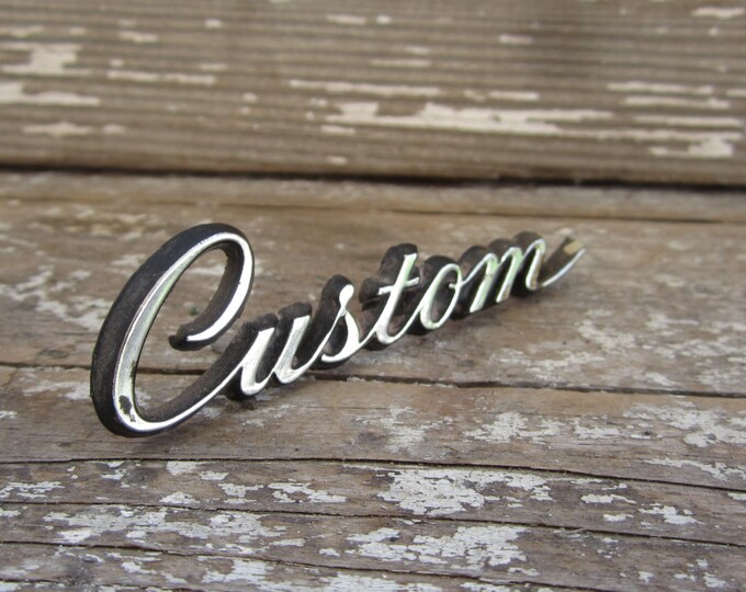 Vintage Car Emblem Custom Metal Auto Emblem Badge Chrome Emblem Etsy
