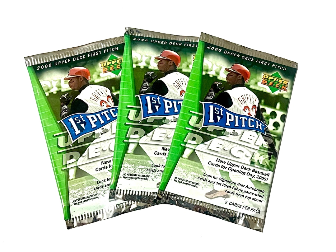 Authentic Vintage Baseball Cards Upper Deck 2005 1st Pitch MLB