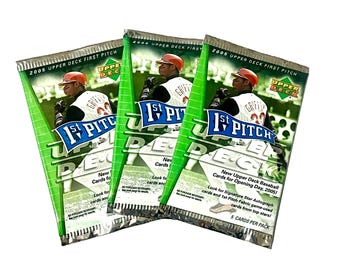 Authentic Vintage Baseball Cards Upper Deck 2005 1st Pitch MLB