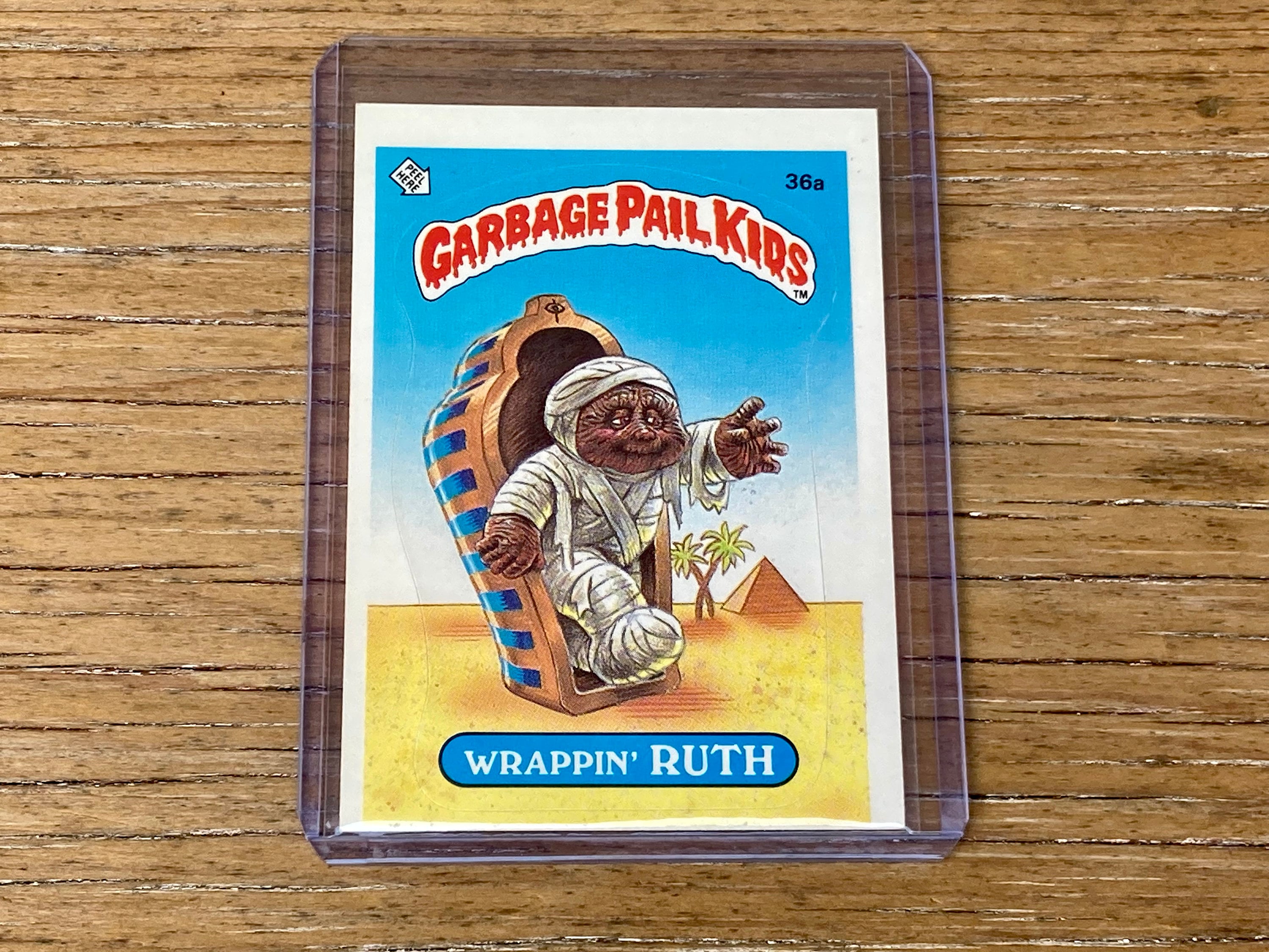 Garbage Pail Kids Wrappin Ruth 36a Vintage Original Series 1 Card