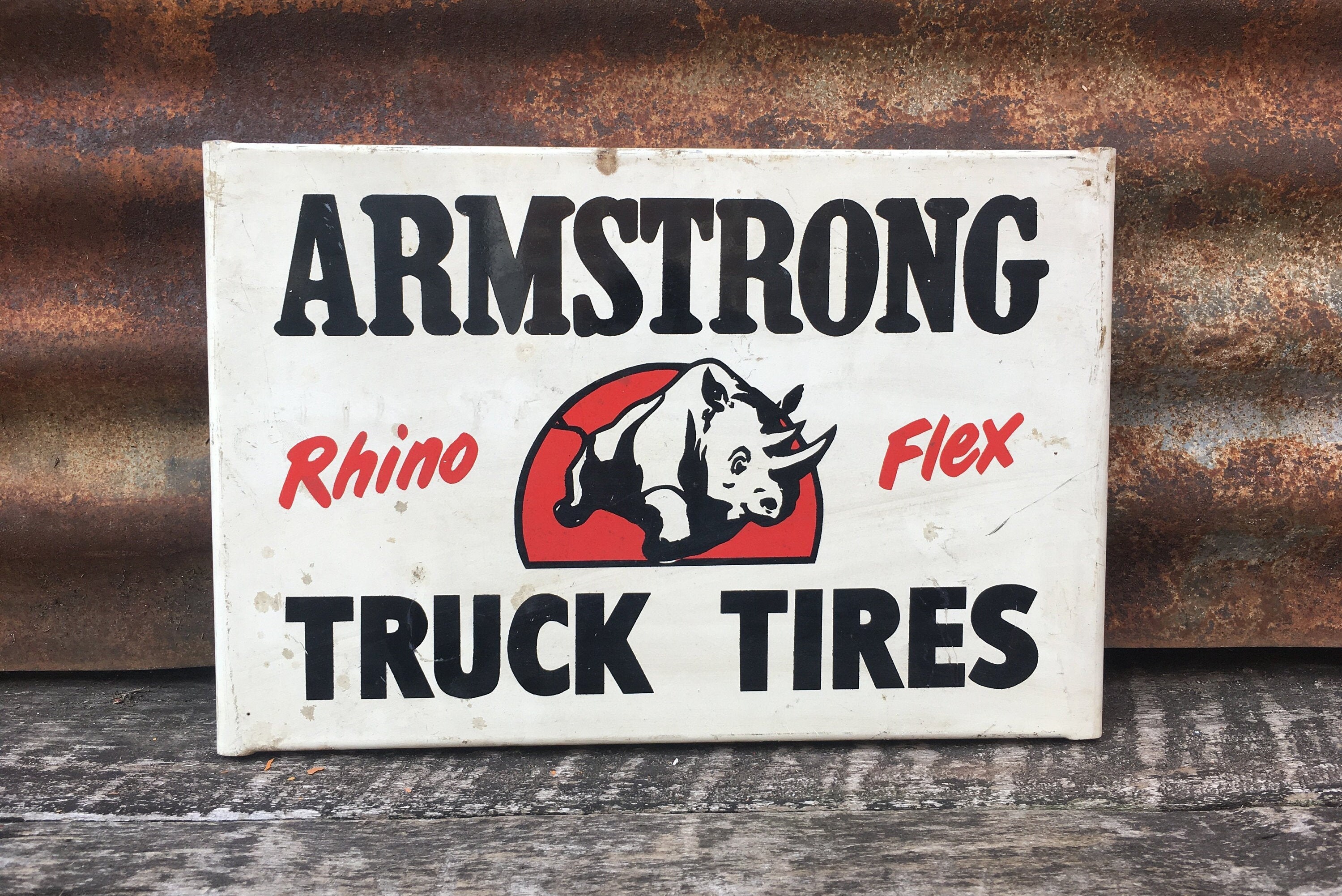 ケ*ン様 ARMSTRONG TIRES アンティークサイン Armstrong Tires Sign - Etsy