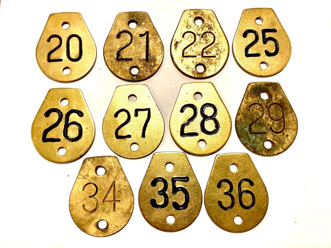 Choice Number Tag 20, 21, 22, 25, 26, 27, 28, 29, 34, 35, 36 Cattle Tag ...