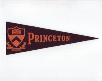 Vintage Princeton University Full Size Pennant - Etsy