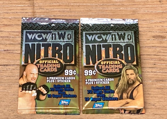 WCW カード 72枚 Vintage WCW Cards Wrestling Pack of Cards Unopened Pack of Cards