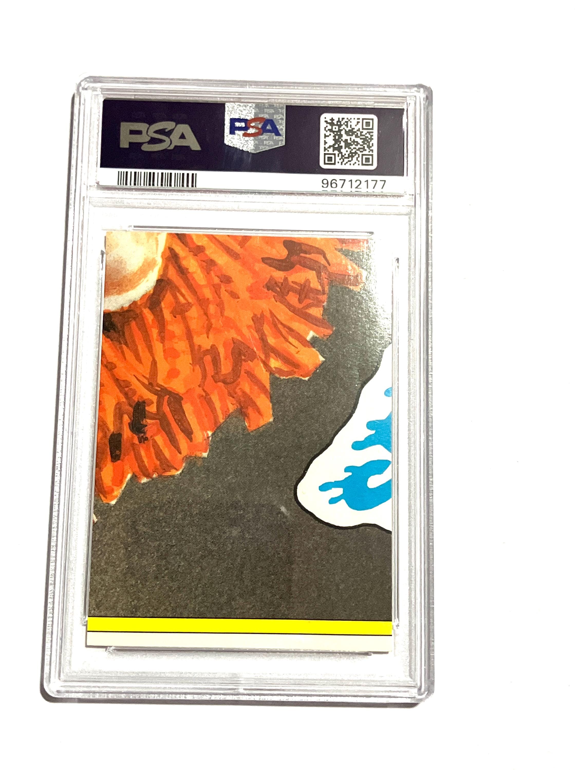 Vintage Bustin Dustin Garbage Pail Kids Card #93b PSA Graded 8