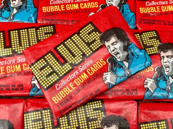 Vintage Elvis Presley Trading Cards Pack of Trading Cards 1978