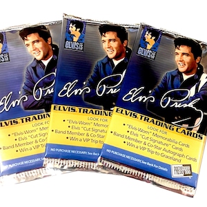 Vintage Elvis Presley Trading Cards The King Elvis Vintage Sealed Cards Unopened Pack of Cards Possible Memorabilia & Autographs!