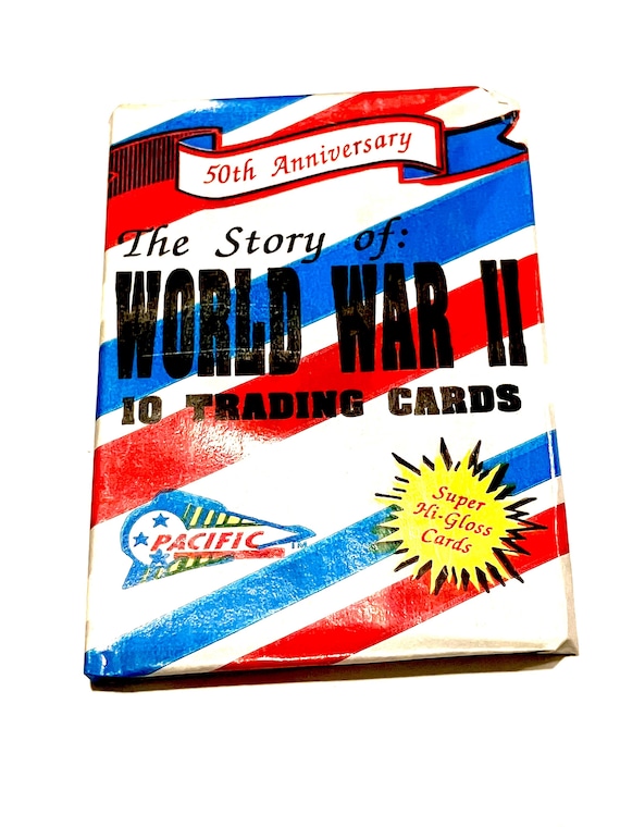 Vintage the Story of World War 2 Trading Cards 50th Anniversary