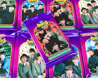 The Beatles Trading Cards Price per Pack (1) Vintage Rock Band Cards 1993 Officially Licensed Unopened Pack of Cards Collectible Music