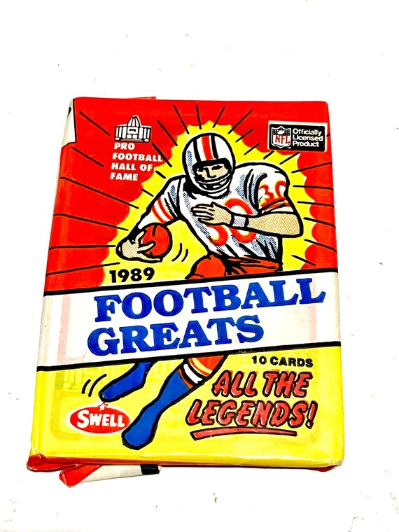 Original Vintage Football Cards 1989 Swell Football All Time