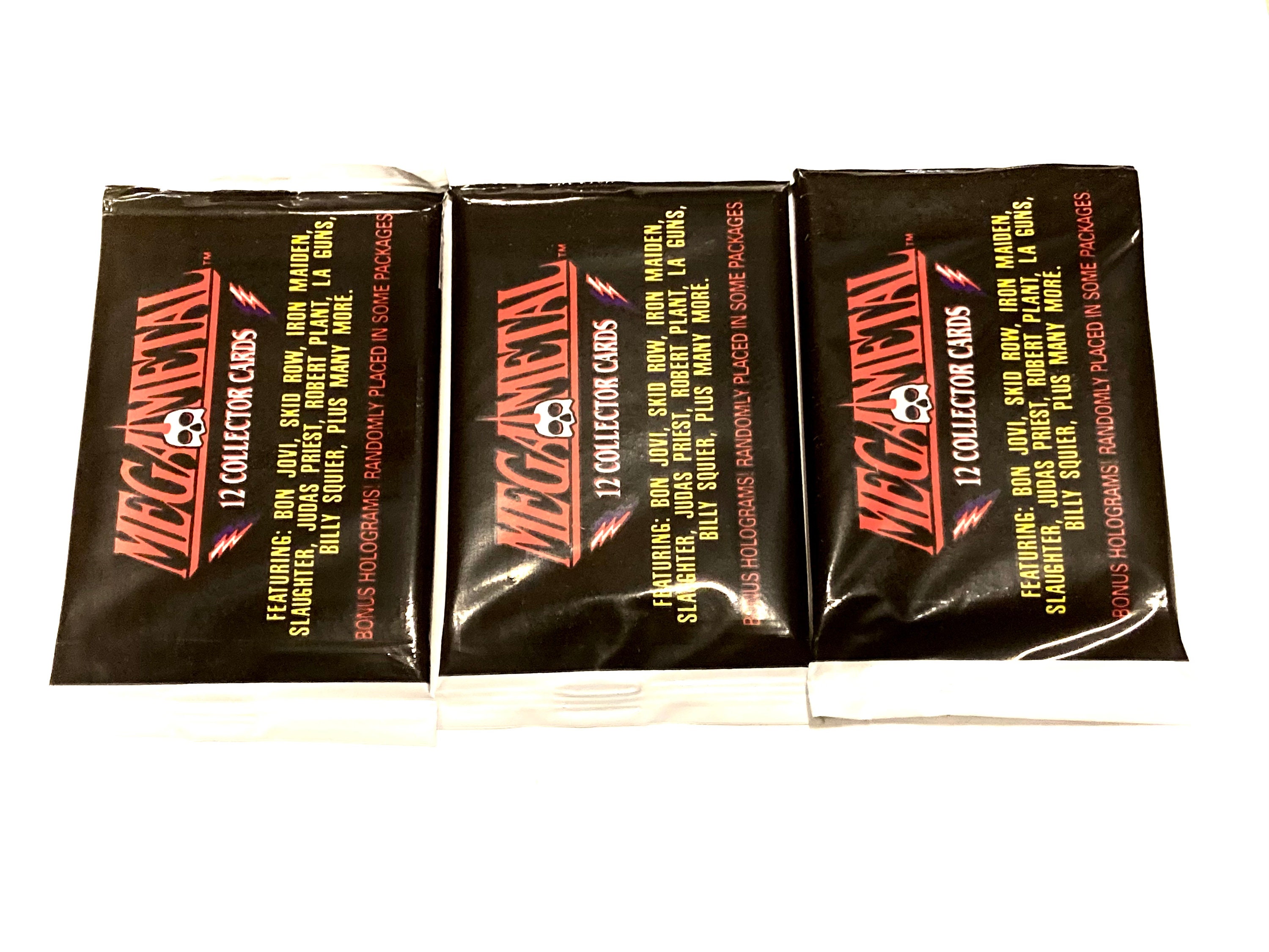 Packs of Vintage Mega Metal Cards Heavy Metal Rock N Roll Music Packs of Vintage Mega Metal Cards Heavy Metal Rock N Roll Music