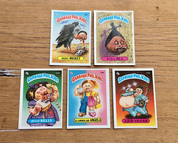 Garbage Pail Kids 1986 Topps Sticker Card #162a Yicchy Mickey - Vintage Collectible