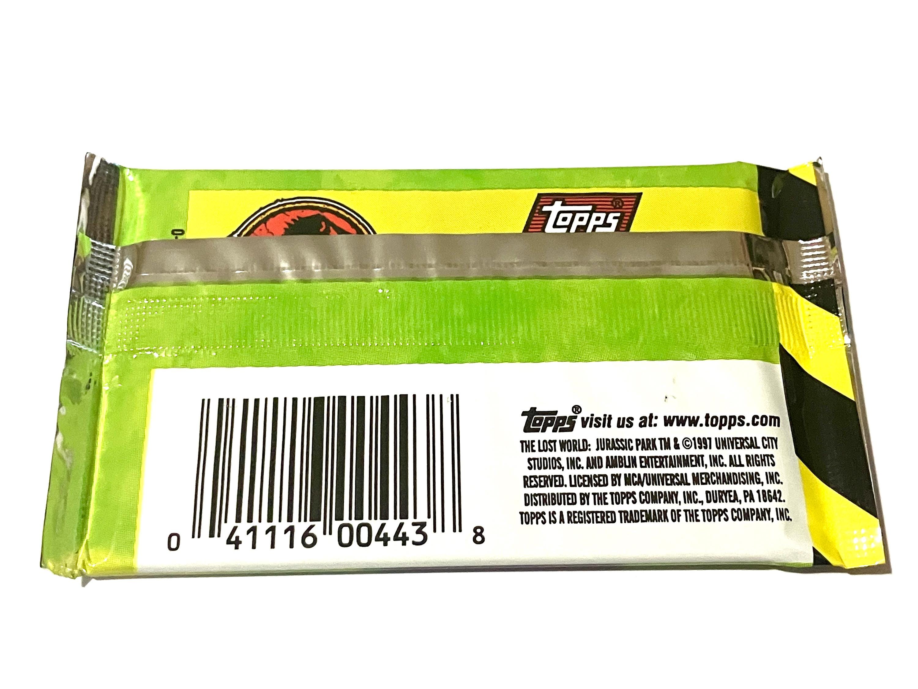 Jurassic Park Lost World Movie Cards Topps Unopened Pack of