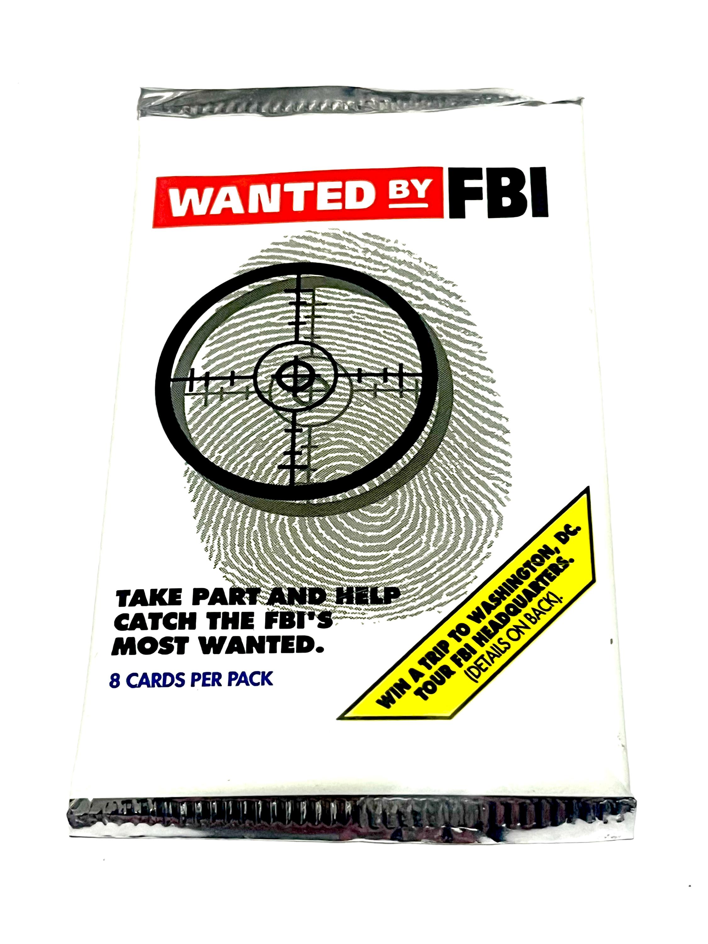セレクト1 Rare Wanted by the FBI Pack of Cards Vintage Trading Cards Pack