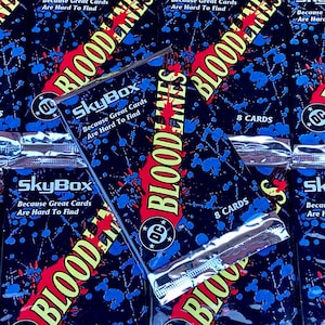 Vintage DC Comics Bloodlines Trading Cards 1 Pack Of Cards 1993 Unopened Pack of Cards 90s Pack Super Hero’s Villains Comic Book