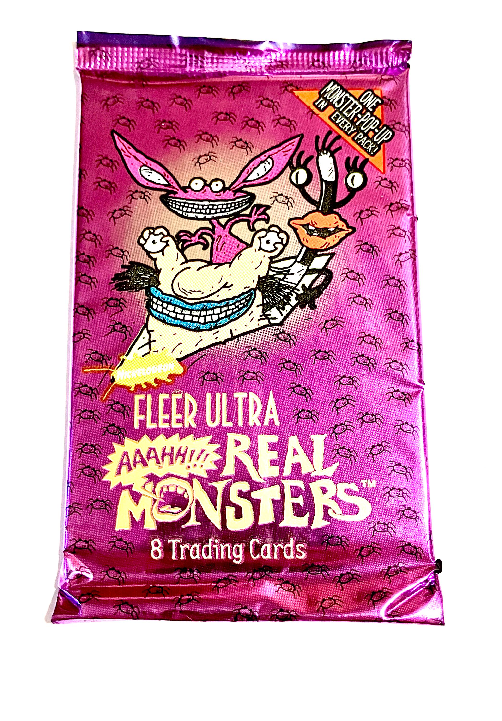 Vintage Aaahh Real Monsters! Collector Trading Card Packs Fleer