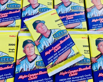 Original Vintage Baseball Cards 2000 Fleer Tradition Hobby Edition 