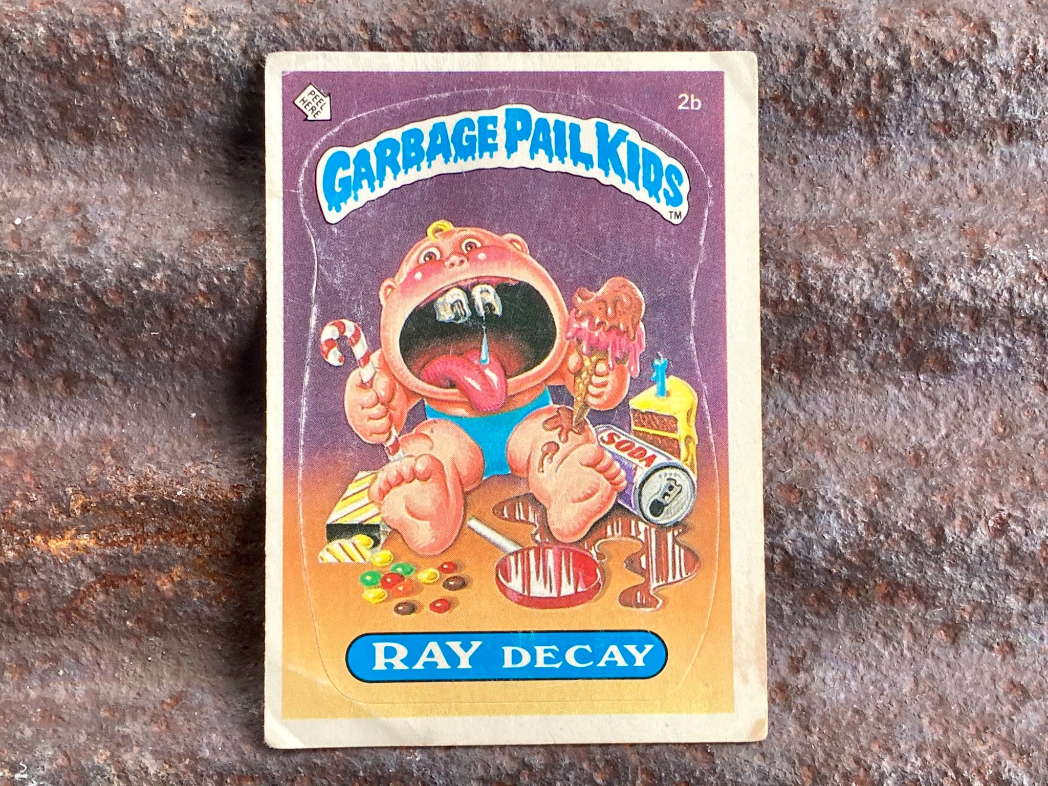 Rare Garbage Pail Kids Ray Decay 2b Original Series 1 Card Vintage GPK  Sticker Cards Topps 1st Series Trading Card 1980s VTG 1985 M - Etsy