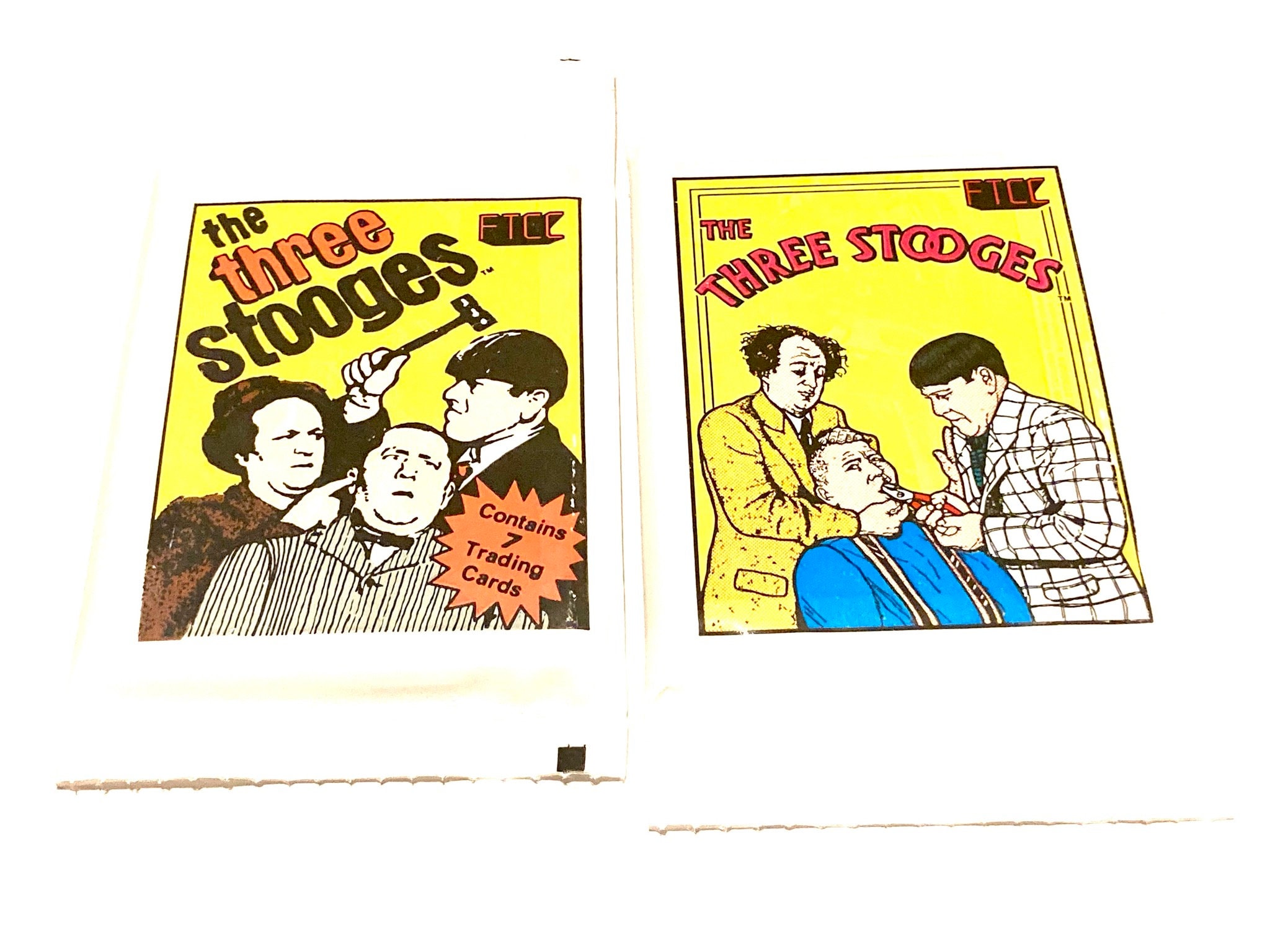 2 Packs of the Three Stooges Trading Cards Series 1 and Series 2