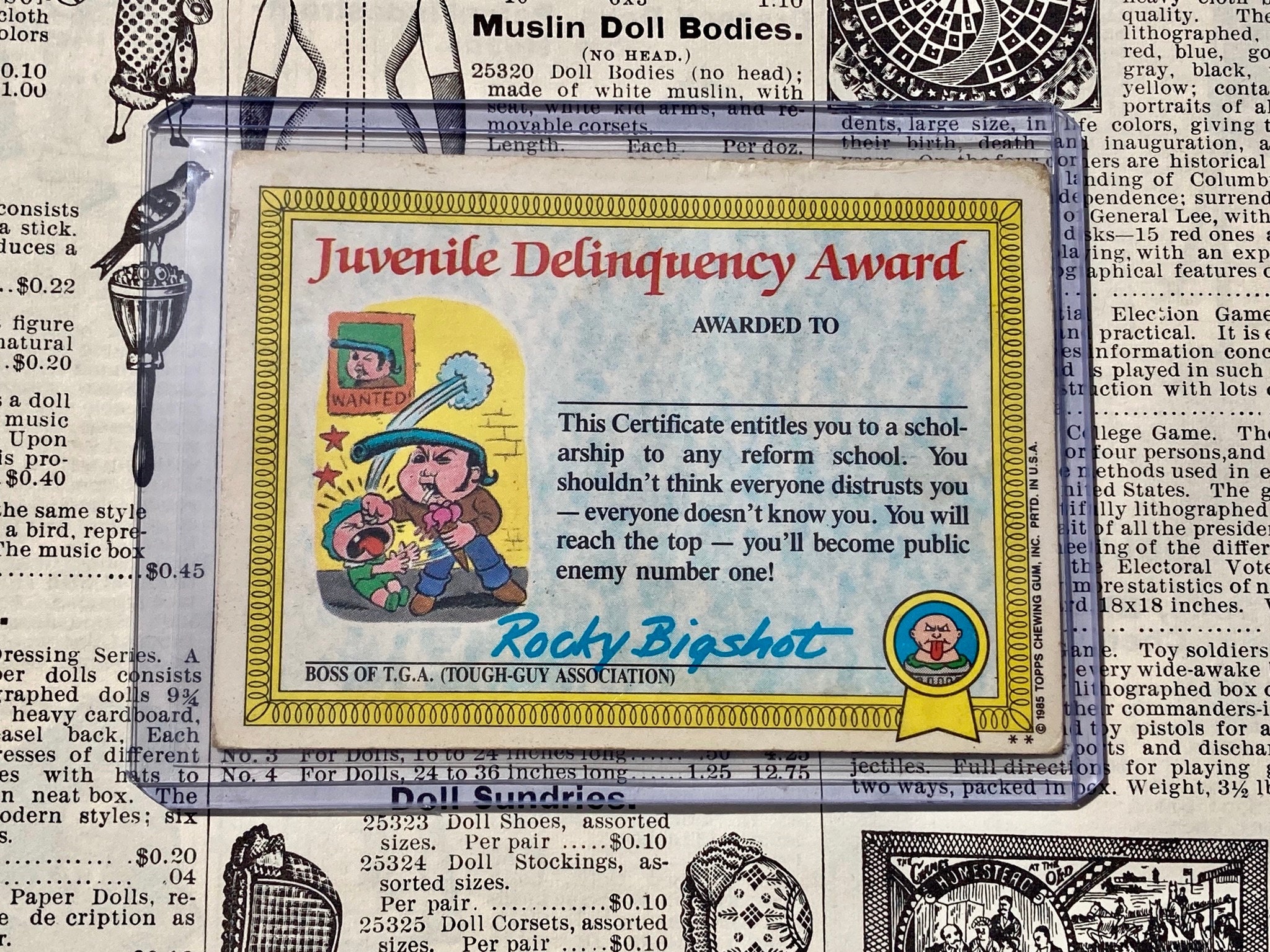 Garbage Pail Kids April Showers 7b Low image