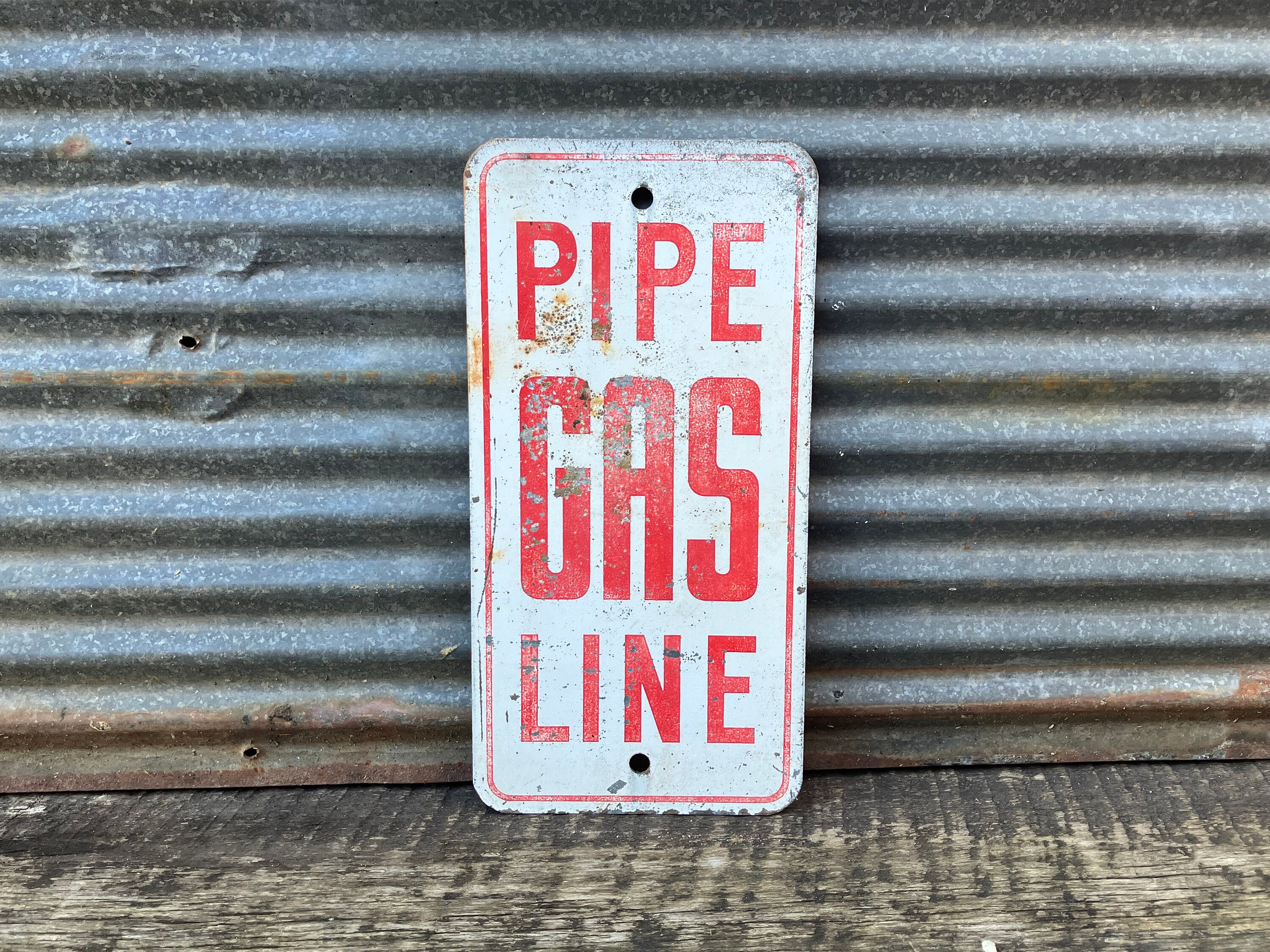 Old Pipeline Sign - Etsy