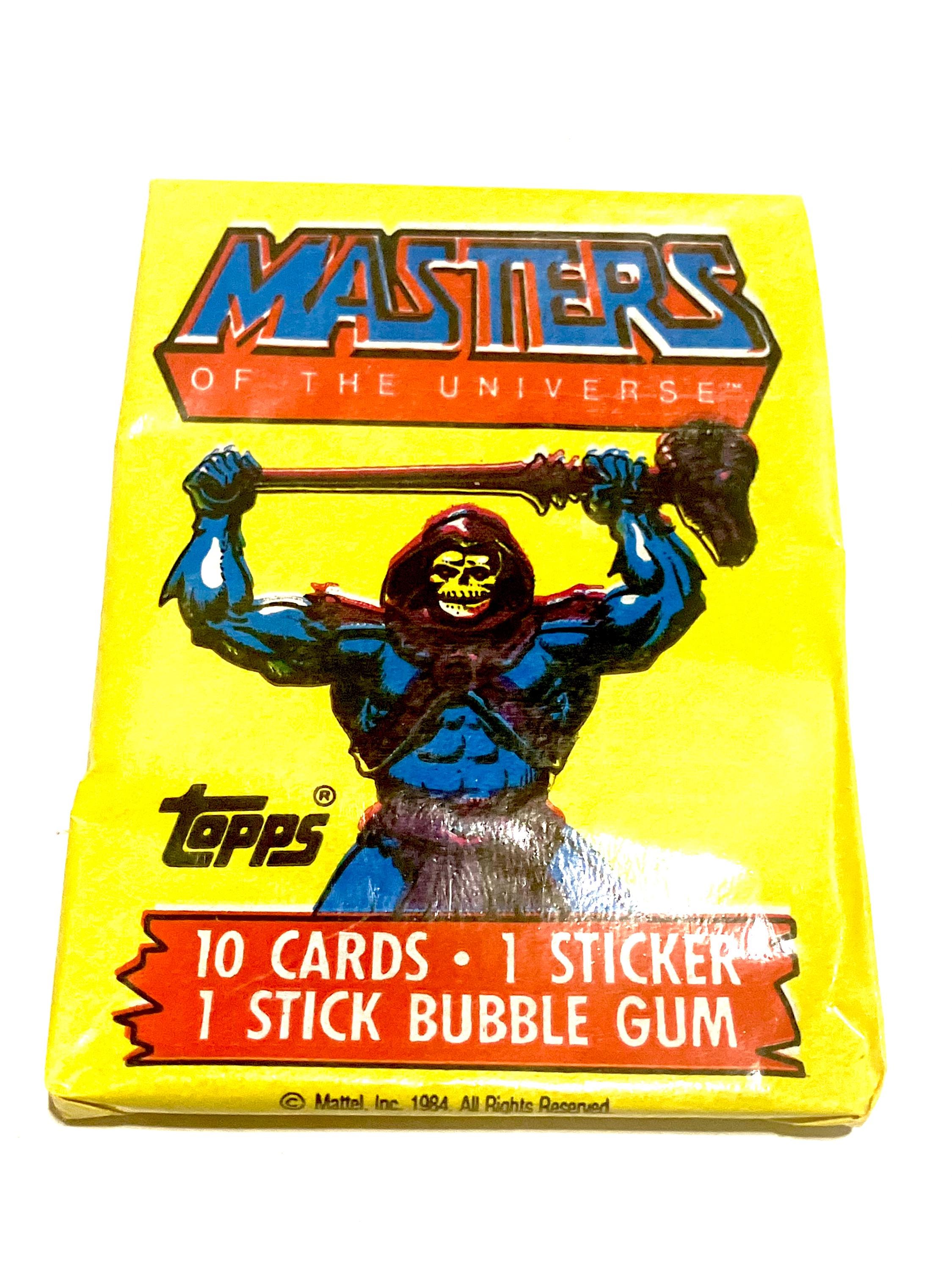 「Masters of the Universe Classic 」トレカ Vintage He-man Masters of the Universe Trading Cards Topps Wax