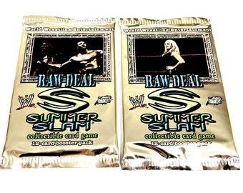 raw deal booster box WWE Raw Deal SummerSlam Booster Box