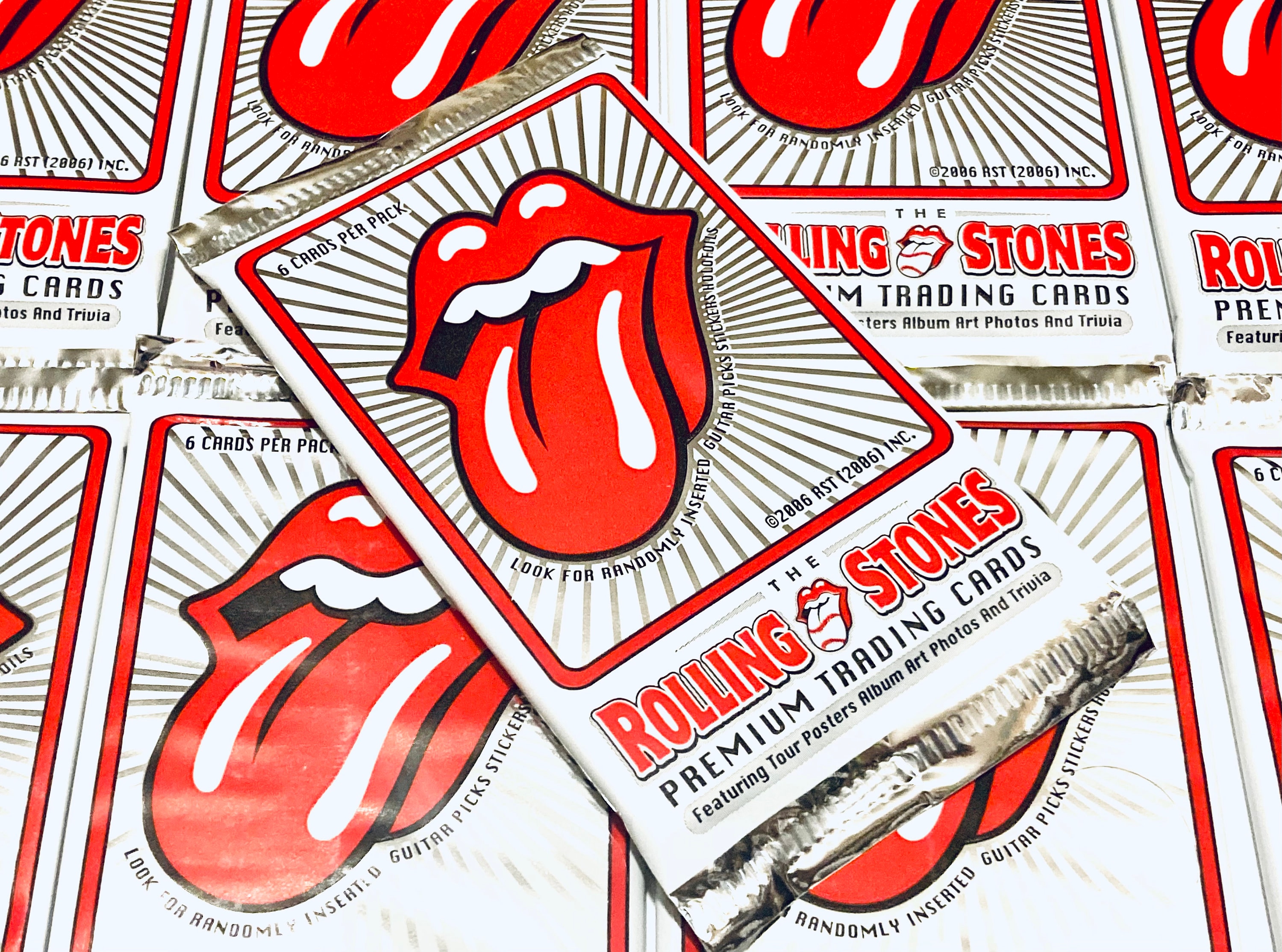 Price per Pack the Rolling Stones Premium Trading Cards 6 Cards