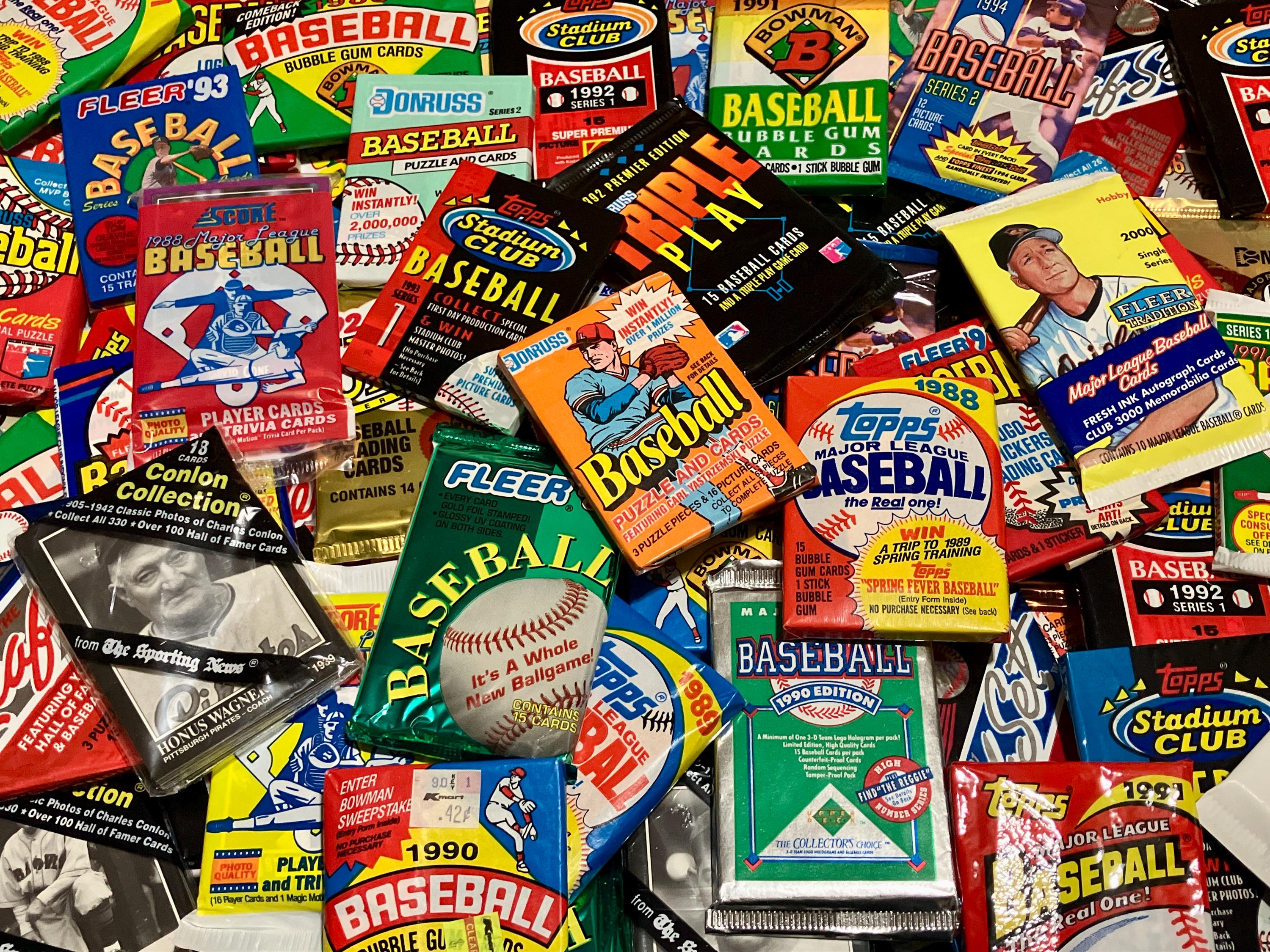 rare baseball card packs Slab Kings Plus on average BLOWOUT SALE OF OLD VINTAGE