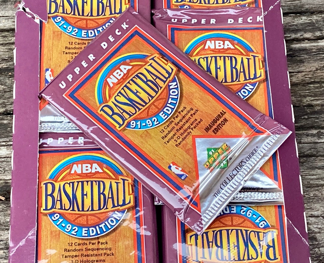 Price per Pack 1 Vintage Basketball Cards Upper Deck NBA 19911992 Pack