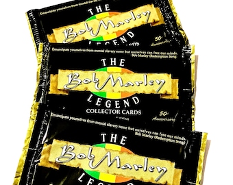 Authentic the Bob Marley Band Trading Cards Unopened Packs of