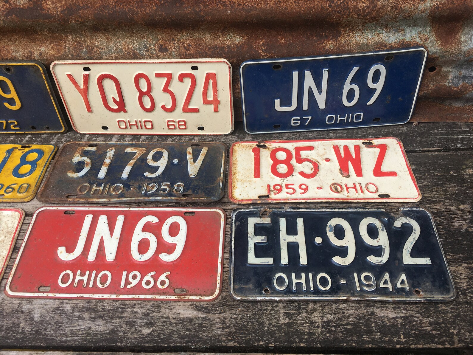 Choice of Ohio License Plate Vintage Antique License Plate - Etsy