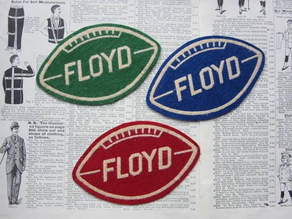 Vintage Name Patch FLOYD Football Price per (1) P… - image 1