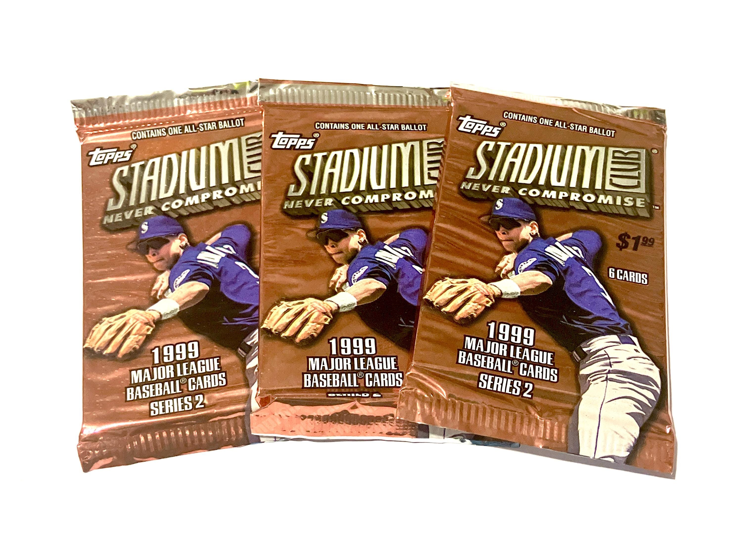 1999 Topps Stadium Club Baseball Cards: Unopened MLB Packs 