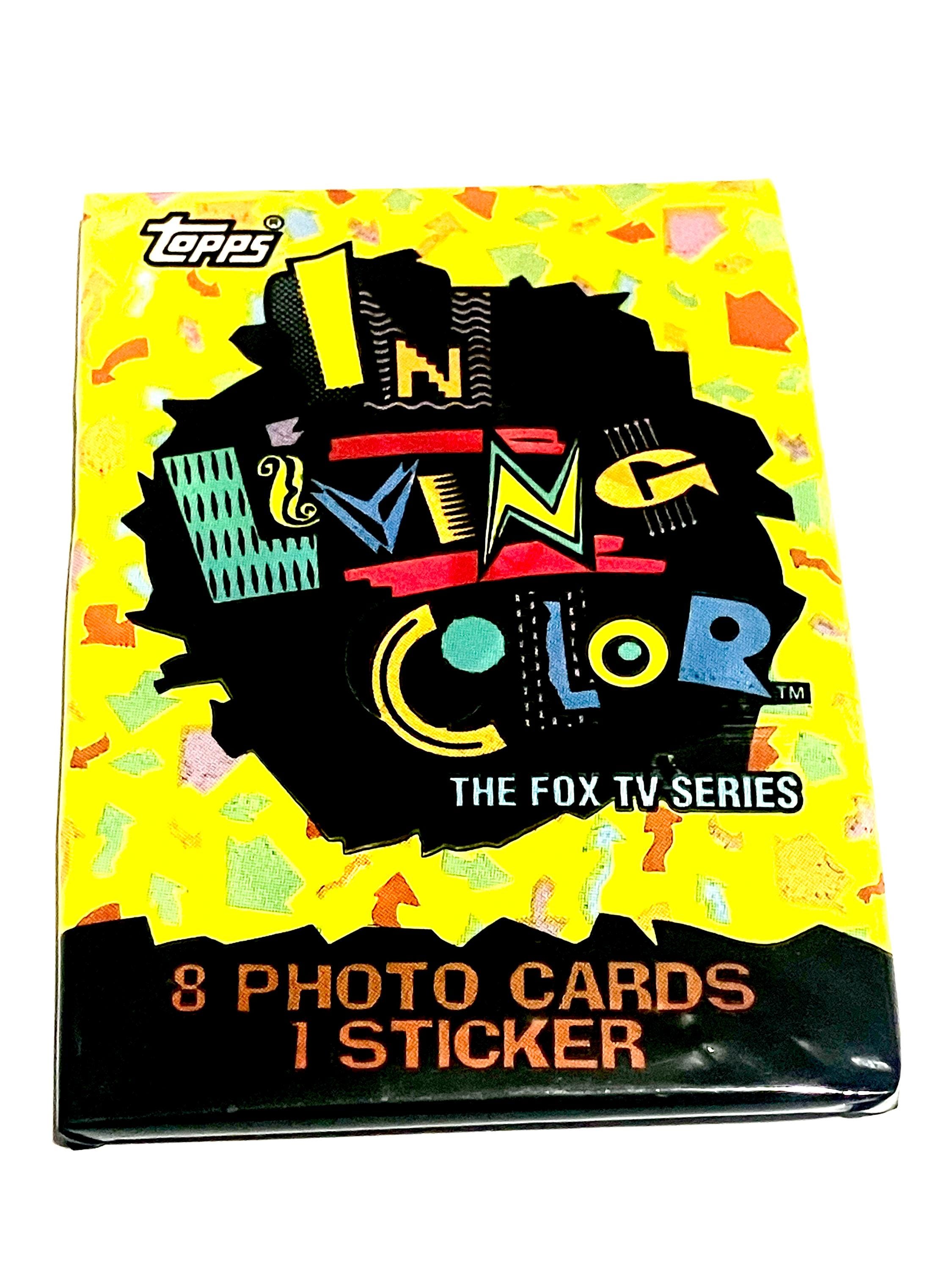 In Living Color Trading Card Packs Topps Sealed Pack of